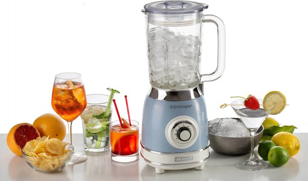Robot planetarny Ariete Ariete Stand Mixer Vintage blue, glass cup (light blue, 1,000 watts)