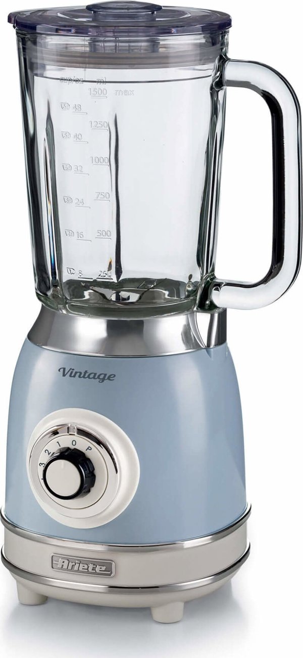 Robot planetarny Ariete Ariete Stand Mixer Vintage blue, glass cup (light blue, 1,000 watts)