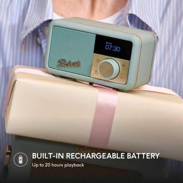 Roberts Radio Revival Petite 2 Duck Egg Blue