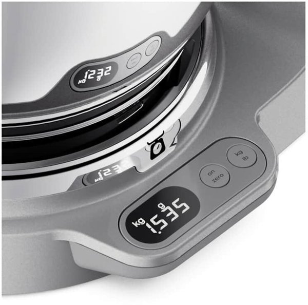 Kenwood Titanium Chef Baker XL KVL85.704SI Ρομπότ Κουζίνας 1200W με Ενσωματωμένη Ζυγαριά - Ασημί