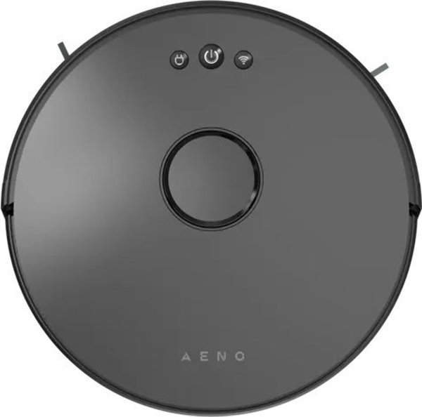 Ρομπότ Καθαρισμού Aeno RC3S με Λειτουργία Σφουγγαρίσματος, 350ml Δοχείο Νερού & Ηλεκτρονικό Έλεγχο Παροχής, Μαύρο
