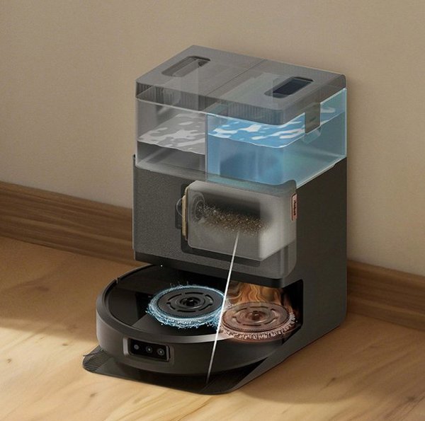 Robot sprzatajacy mopsujacy iRobot Roomba Plus 505 Combo Czarny Nowy