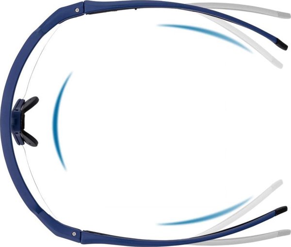 RockBros Okulary rowerowe fotochromowe z filtrami UV 400 UVA i UVB niebieskie ROCKBROS