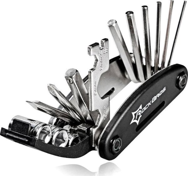 RockBros 16 σε 1 Πολυεργαλείο MultiTool για επισκευή ποδηλάτων - μαύρο 16 σε 1 Πολυεργαλείο MultiTool για επισκευή ποδηλάτων - μαύρο