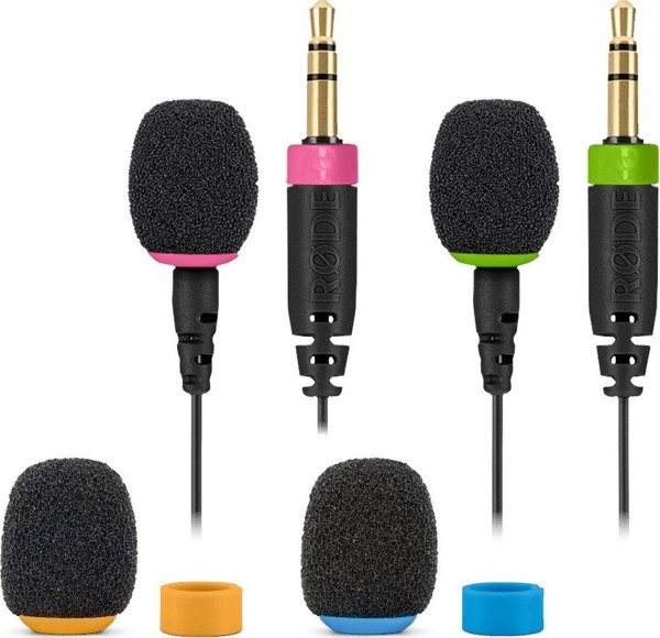 Rode Colors 2 Σετ Πολύχρωμα Καλύμματα για Wireless GO και Lavalier Μικρόφωνα