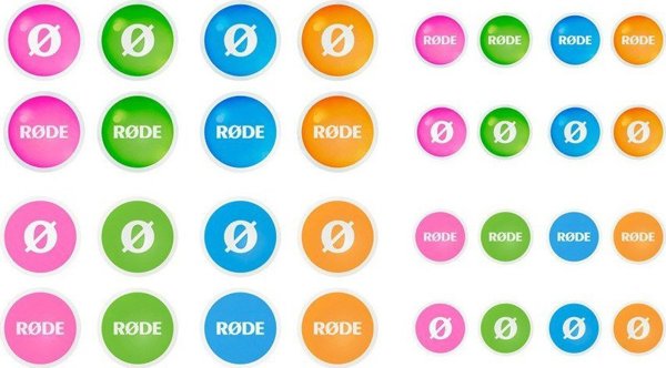 Rode Colors 2 Σετ Πολύχρωμα Καλύμματα για Wireless GO και Lavalier Μικρόφωνα