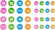 Rode Colors 2 Σετ Πολύχρωμα Καλύμματα για Wireless GO και Lavalier Μικρόφωνα