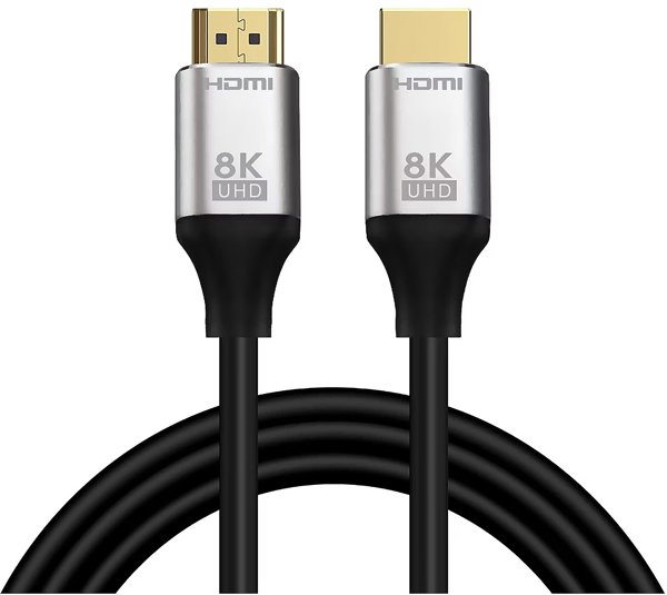 Καλώδιο HDMI 2.1 RoGer UHD8K2BK 8K@60Hz, 48Gbps, HDR, 2m, Μαύρο