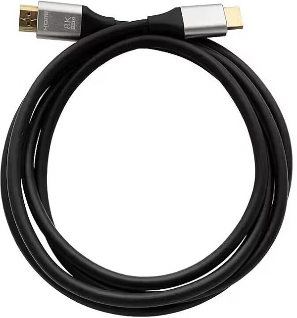 Καλώδιο HDMI 2.1 RoGer UHD8K2BK 8K@60Hz, 48Gbps, HDR, 2m, Μαύρο