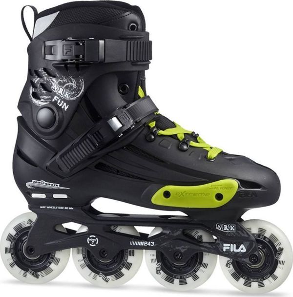 Fila NRK Fun Freestyle Πατίνια Roller, Μαύρα, Μέγεθος 45