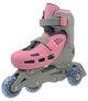 Ρολάκια Rulyt Triskate ρυθμιζόμενα ροζ νούμερο 27-30