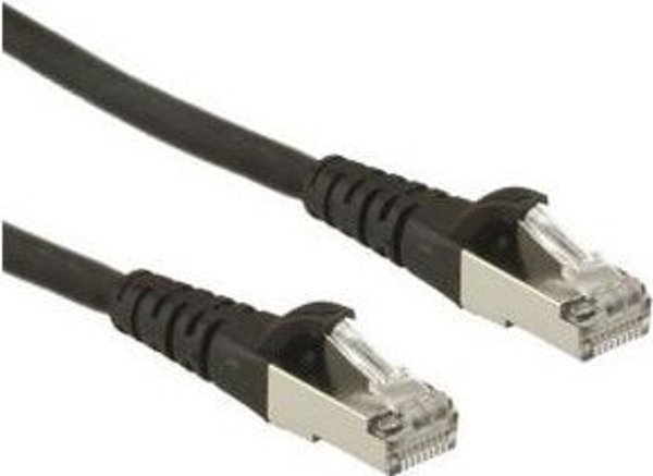 Roline Kabel krosowy Cat.6A S/FTP (PiMF), Component Level, LSOH, czarny, 5 m