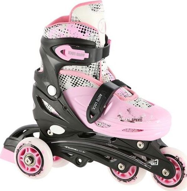 Ρόλερ Nils Extreme NH18331 με ρυθμιζόμενη αντικαταστάσιμη λεπίδα ροζ χρώματος μ. 31-34