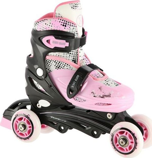 Ρόλερ Nils Extreme NH18331 με ρυθμιζόμενη αντικαταστάσιμη λεπίδα ροζ χρώματος μ. 31-34