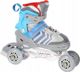 Nils Extreme NH18192 Ρυθμιζόμενα Πατίνια Roller με Εναλλάξιμη Λεπίδα, Γκρι, Μέγεθος 34-38