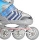 Nils Extreme NH18192 Ρυθμιζόμενα Πατίνια Roller με Εναλλάξιμη Λεπίδα, Γκρι, Μέγεθος 34-38