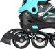 Nils Extreme NH18190 Ρυθμιζόμενα Πατίνια 2-σε-1 με Δυνατότητα Μετατροπής σε Παγοπέδιλα, Μαύρο, Μεγέθη 34-38