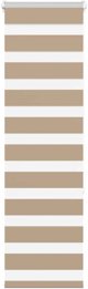 vidaXL Ρολέτα Zebra 50x150 cm από Πολυεστέρα – Λευκή Σκίαστρο Παραθύρου