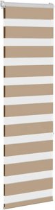 vidaXL Ρολέτα Zebra 50x150 cm από Πολυεστέρα – Λευκή Σκίαστρο Παραθύρου