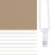 vidaXL Ρολέτα Zebra 50x150 cm από Πολυεστέρα – Λευκή Σκίαστρο Παραθύρου