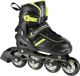 Nils Extreme NH18191 Ρυθμιζόμενα Πατίνια 2σε1 (Rollers & Ice Skates), Μαύρα, Μέγεθος 39-43