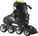 Nils Extreme NH18191 Ρυθμιζόμενα Πατίνια 2σε1 (Rollers & Ice Skates), Μαύρα, Μέγεθος 39-43