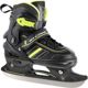 Nils Extreme NH18191 Ρυθμιζόμενα Πατίνια 2σε1 (Rollers & Ice Skates), Μαύρα, Μέγεθος 39-43