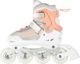 Nils Extreme NH18190 2 σε 1 Ρυθμιζόμενα Παιδικά Inline Skates & Παγοpatin Λευκό / Ροζ Μέγεθος M (34-38)
