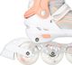 Nils Extreme NH18190 2 σε 1 Ρυθμιζόμενα Παιδικά Inline Skates & Παγοpatin Λευκό / Ροζ Μέγεθος M (34-38)