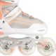 Nils Extreme NH18190 2 σε 1 Ρυθμιζόμενα Παιδικά Inline Skates & Παγοpatin Λευκό / Ροζ Μέγεθος M (34-38)
