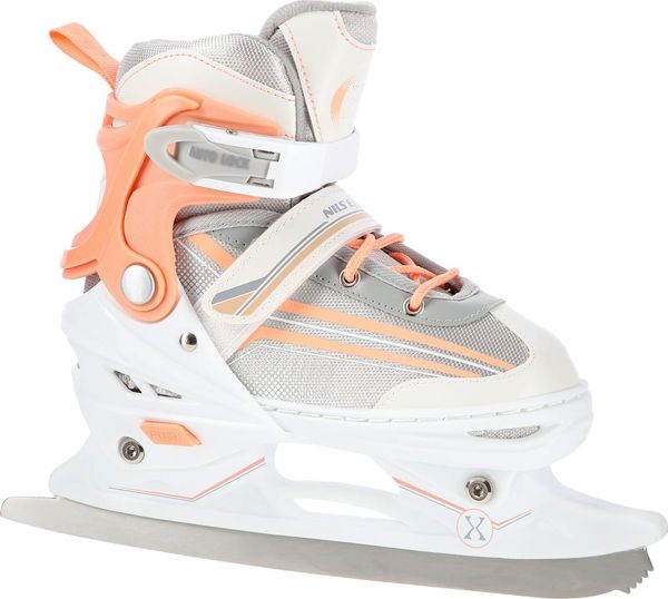 Nils Extreme NH18190 2 σε 1 Ρυθμιζόμενα Παιδικά Inline Skates & Παγοpatin Λευκό / Ροζ Μέγεθος M (34-38)