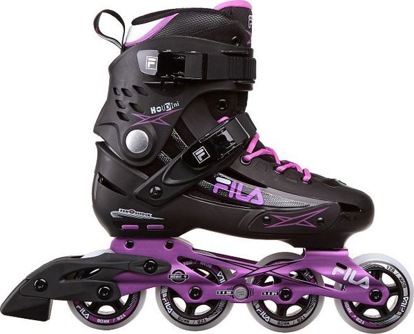 Fila Roller Skates Madame Houdini Γυναικεία Πατίνια Urban, Μωβ/Μαύρο, Μέγεθος 37