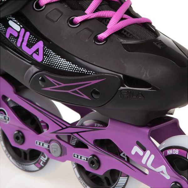 Fila Roller Skates Madame Houdini Γυναικεία Πατίνια Urban, Μωβ/Μαύρο, Μέγεθος 37