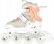 Nils Extreme NH18190 Πατίνια Inline & Roller 2σε1, Ρυθμιζόμενα, Λευκά, Μέγεθος 29-33
