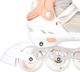 Nils Extreme NH18190 Πατίνια Inline & Roller 2σε1, Ρυθμιζόμενα, Λευκά, Μέγεθος 29-33