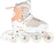 Nils Extreme NH18190 Πατίνια Inline & Roller 2σε1, Ρυθμιζόμενα, Λευκά, Μέγεθος 29-33