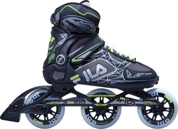 Fila Legacy Pro 100 Lady Γυναικεία Inline Πατίνια Ταχύτητας, 3x100mm, Μαύρο, Μέγεθος 37
