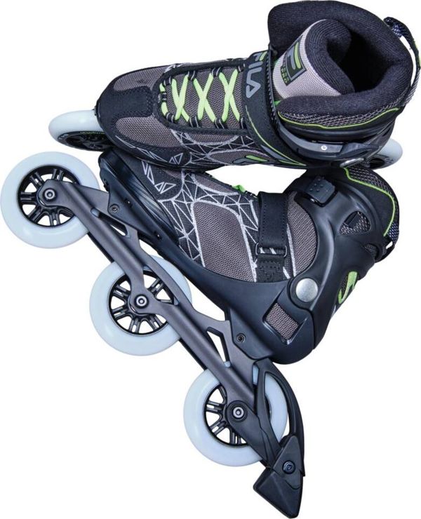 Fila Legacy Pro 100 Lady Γυναικεία Inline Πατίνια Ταχύτητας, 3x100mm, Μαύρο, Μέγεθος 37