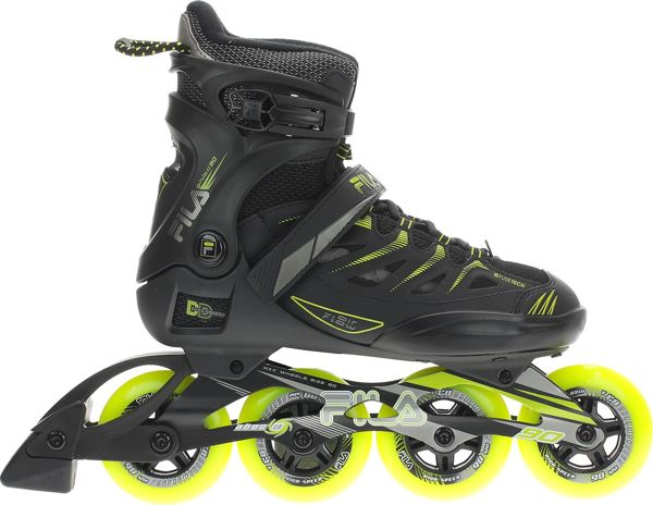 Fila Ghibli Roller Skates Αναψυχής, ABEC 9, Ρόδες 90mm, Μαύρα, Μέγεθος 44