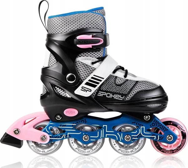 Rolki Spokey Arya rekreacyjne regulowane szare r. 38-42