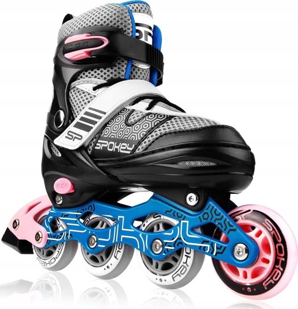 Rolki Spokey Arya rekreacyjne regulowane szare r. 38-42