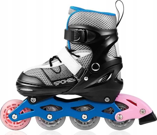 Rolki Spokey Arya rekreacyjne regulowane szare r. 38-42