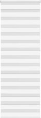 vidaXL Ρόλερ Zebra Λευκό, Πολυεστερική Κουρτίνα Ρόλερ, Πλάτος Υφάσματος 85,9 cm