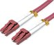 Roline Kabel swiatlowodowy ROLINE 50/125m OM4, LC/LC, w oplocie stalowym, LSOH, fioletowy, 20 m