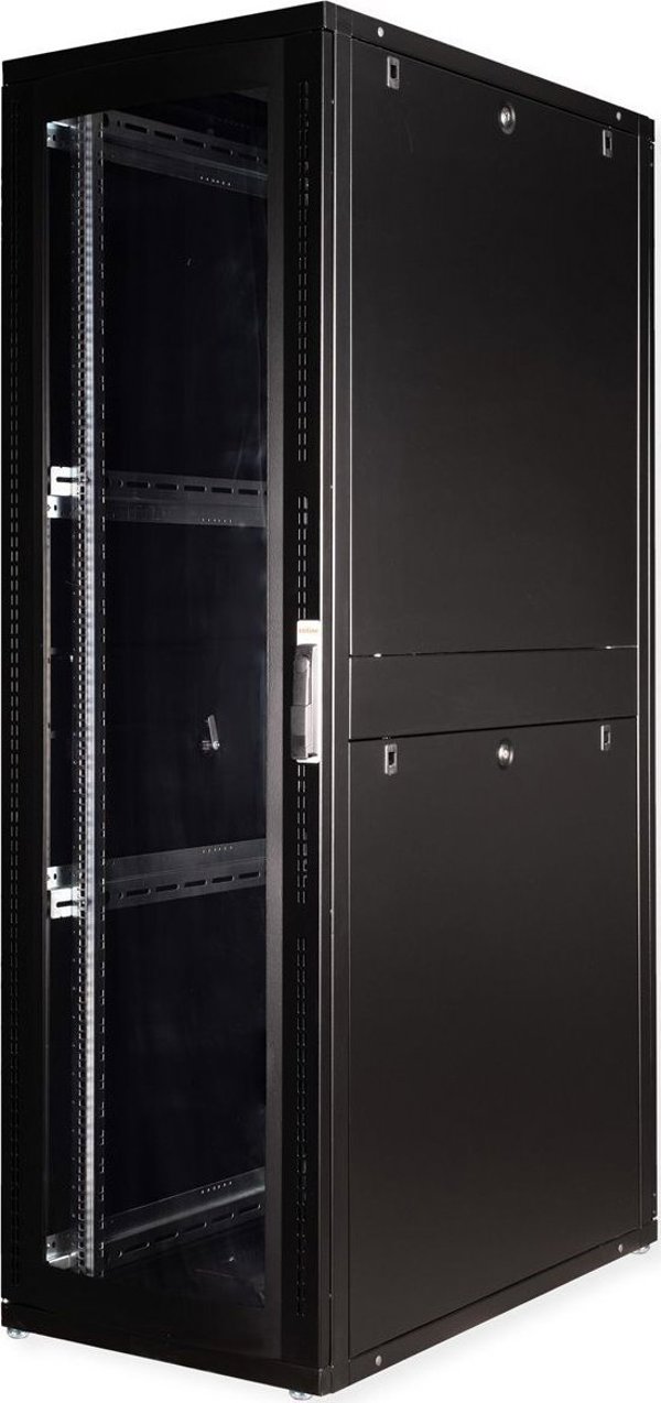 ROLINE Ερμάριο διακομιστή 48,26cm 19 ίντσες 42 HE 600x1000 ΠxΒ μαύρο Plexiglas