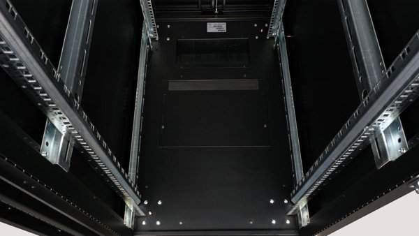 ROLINE Ερμάριο διακομιστή 48,26cm 19 ίντσες 42 HE 600x1000 ΠxΒ μαύρο Plexiglas