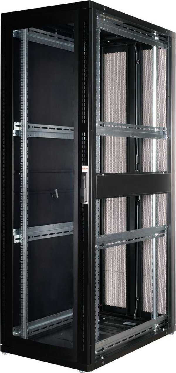 ROLINE Ερμάριο διακομιστή 48,26cm 19 ίντσες 42 HE 600x1000 ΠxΒ μαύρο Plexiglas
