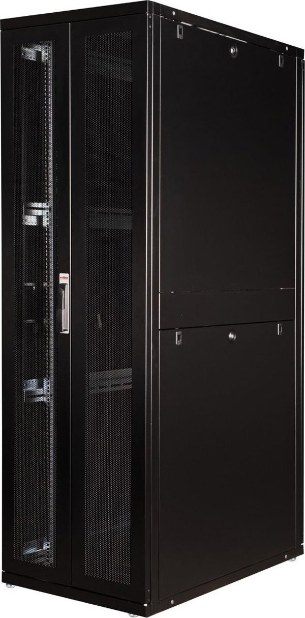 ROLINE Ερμάριο διακομιστή 48,26cm 19 ίντσες 42 HE 600x1000 ΠxΒ μαύρο Plexiglas
