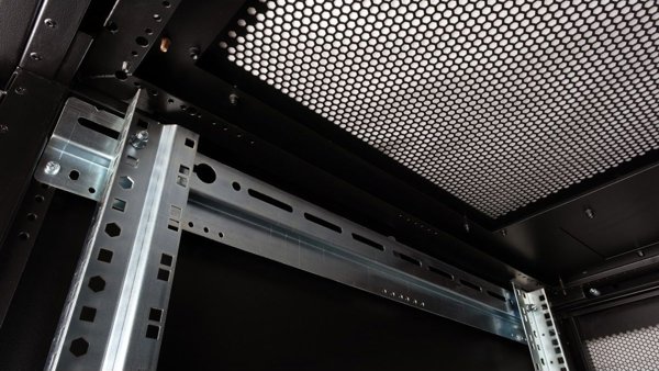 ROLINE Ερμάριο διακομιστή 48,26cm 19 ίντσες 42 HE 600x1000 ΠxΒ μαύρο Plexiglas