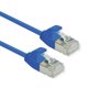 ROLINE GREEN F/UTP DataCenter Patch Cord Cat.6A (Class EA), LSOH, bardzo cienki, niebieski, 1 m